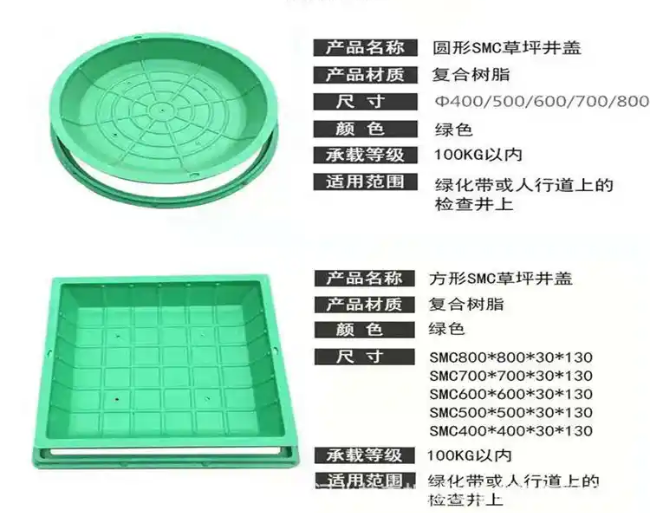 威信树脂复合种植井盖展示